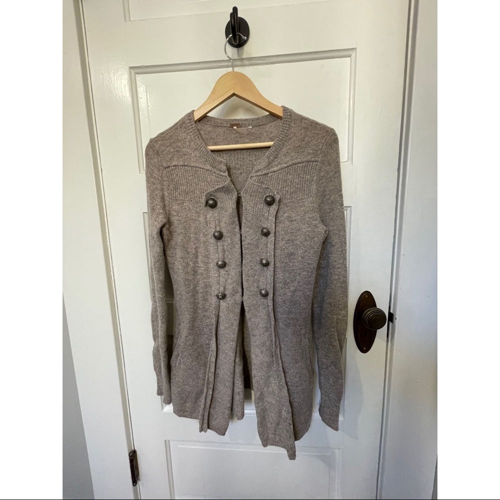 Free People women’s size med. wool sweater jacket